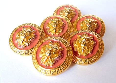 82 results for versace buttons lion head 